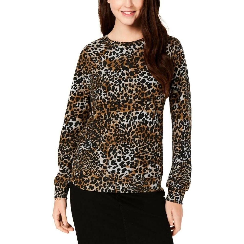 Rebellious One S Leopard Print Top AO57